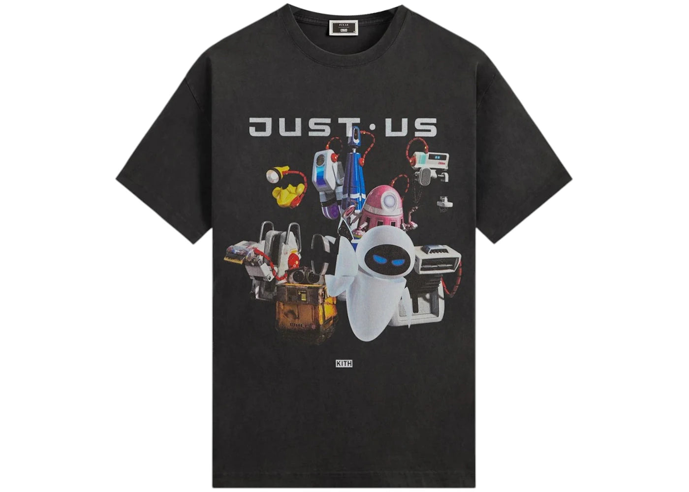 Kith x Disney Pixar Wall-E Just Us Vintage Tee Black