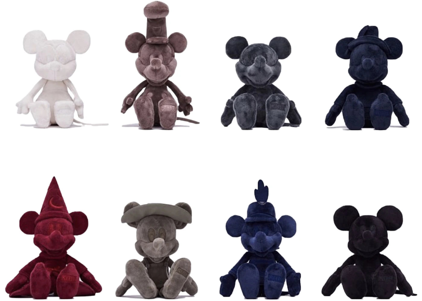 Kith x Disney Plush Through the Ages (Box set of 8) Multi