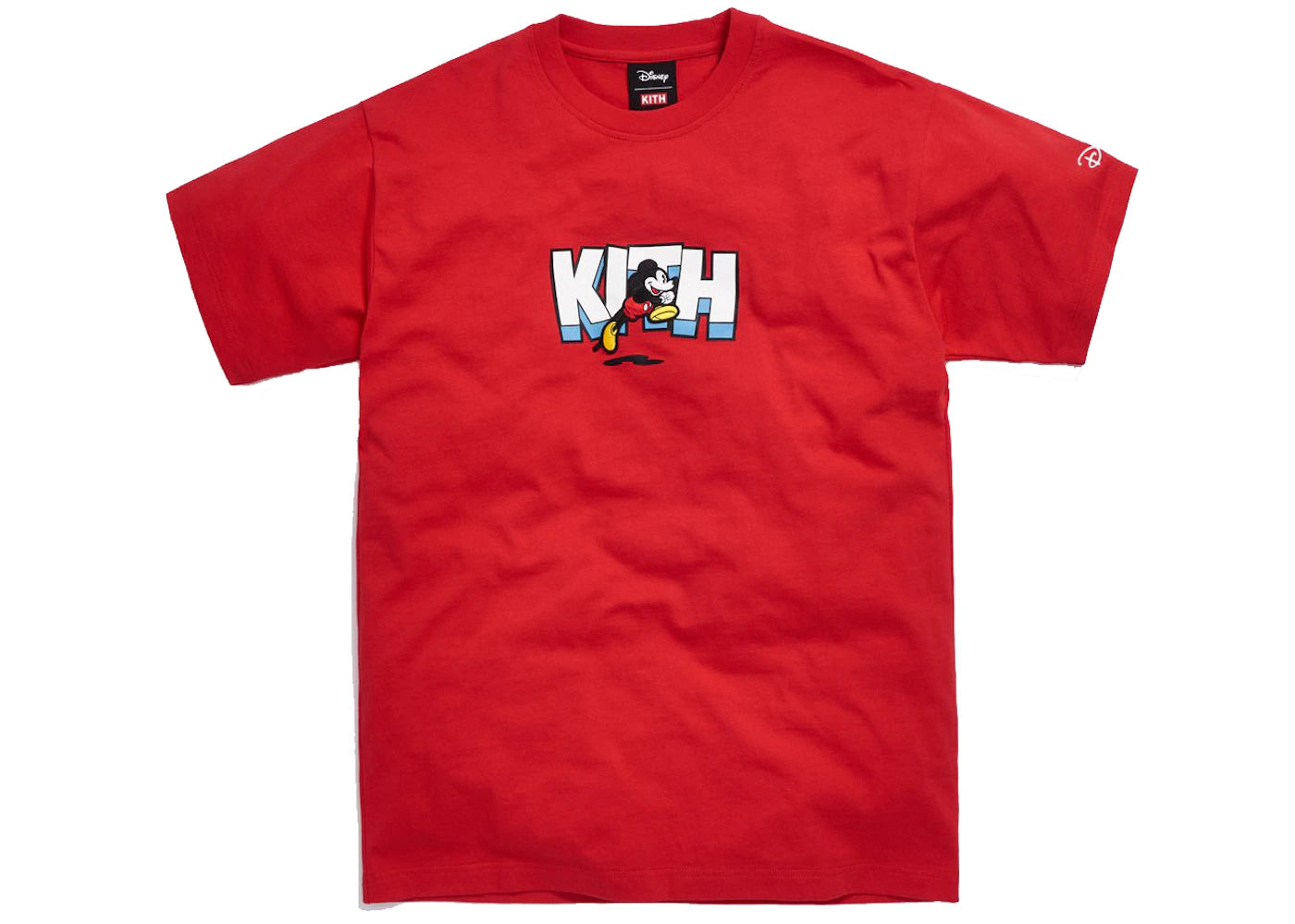 Kith x Disney Running Mickey Tee Red