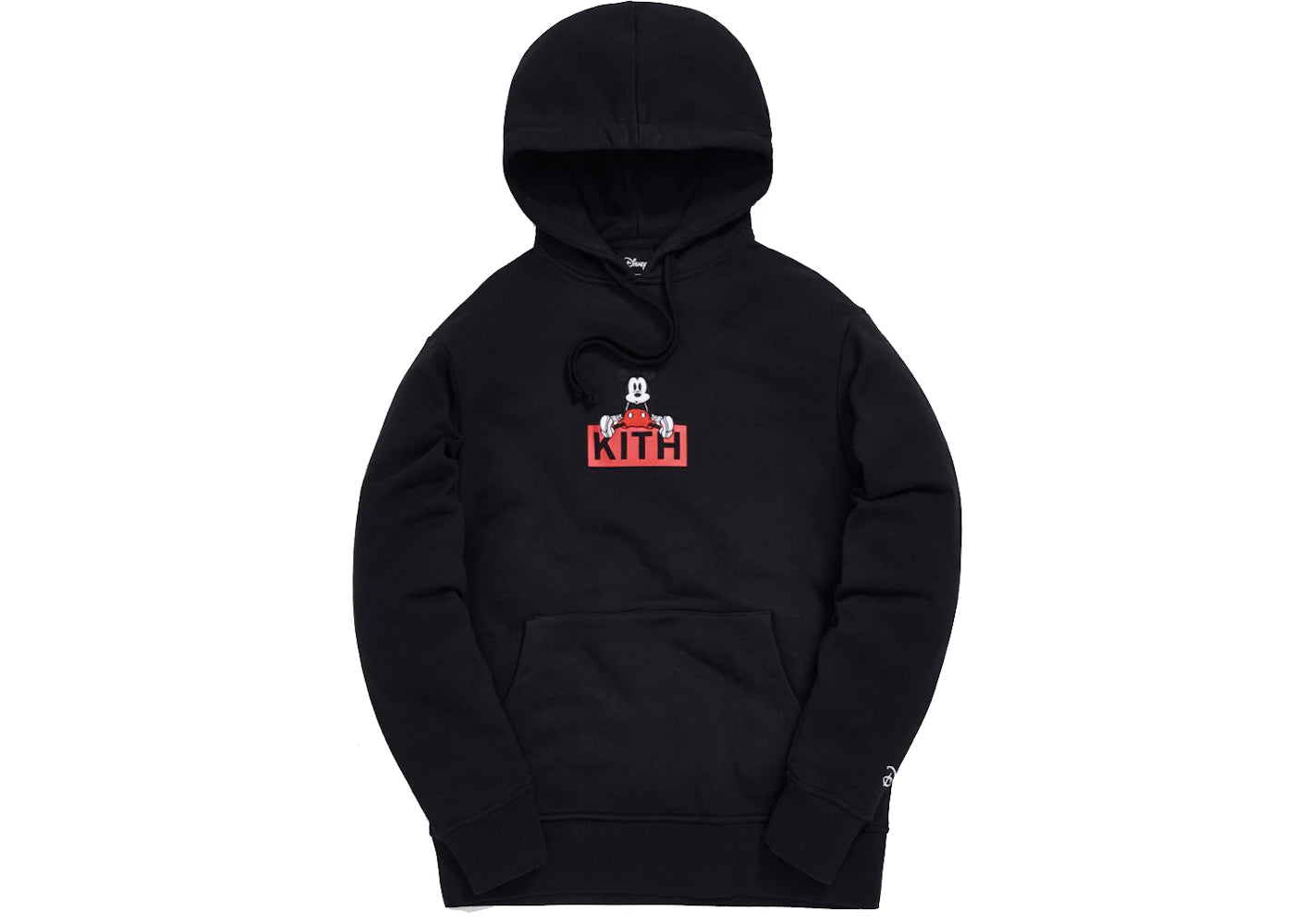 Kith x Disney Sitting Classic Logo Mickey Hoodie Black