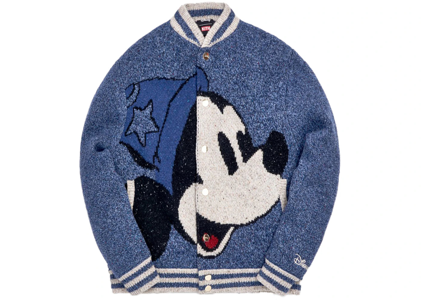 Kith x Disney Varsity Jacket Navy