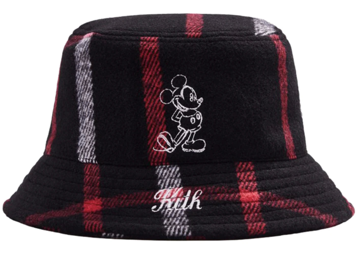 Kith x Disney Wool Bucket Hat Plaid/Black