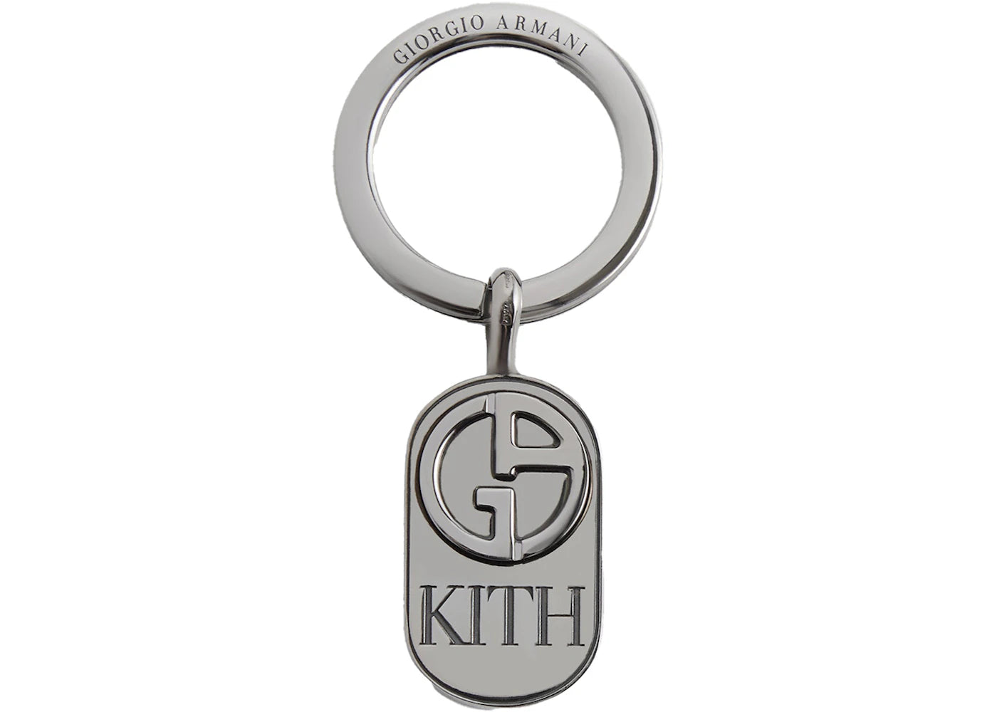 Kith x Giorgio Armani Key Ring Gunmetal