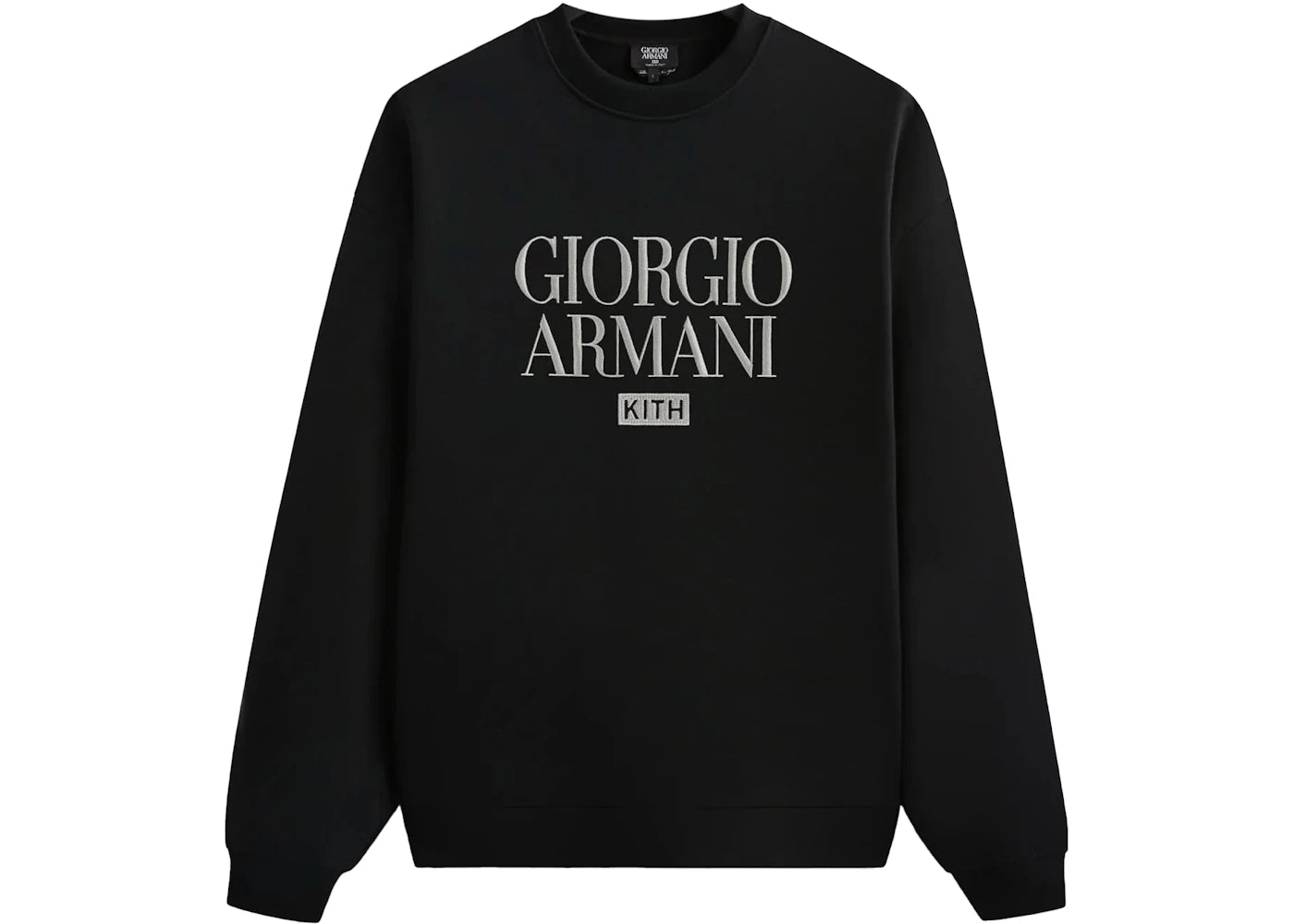 Kith x Giorgio Armani Nelson Crewneck Black