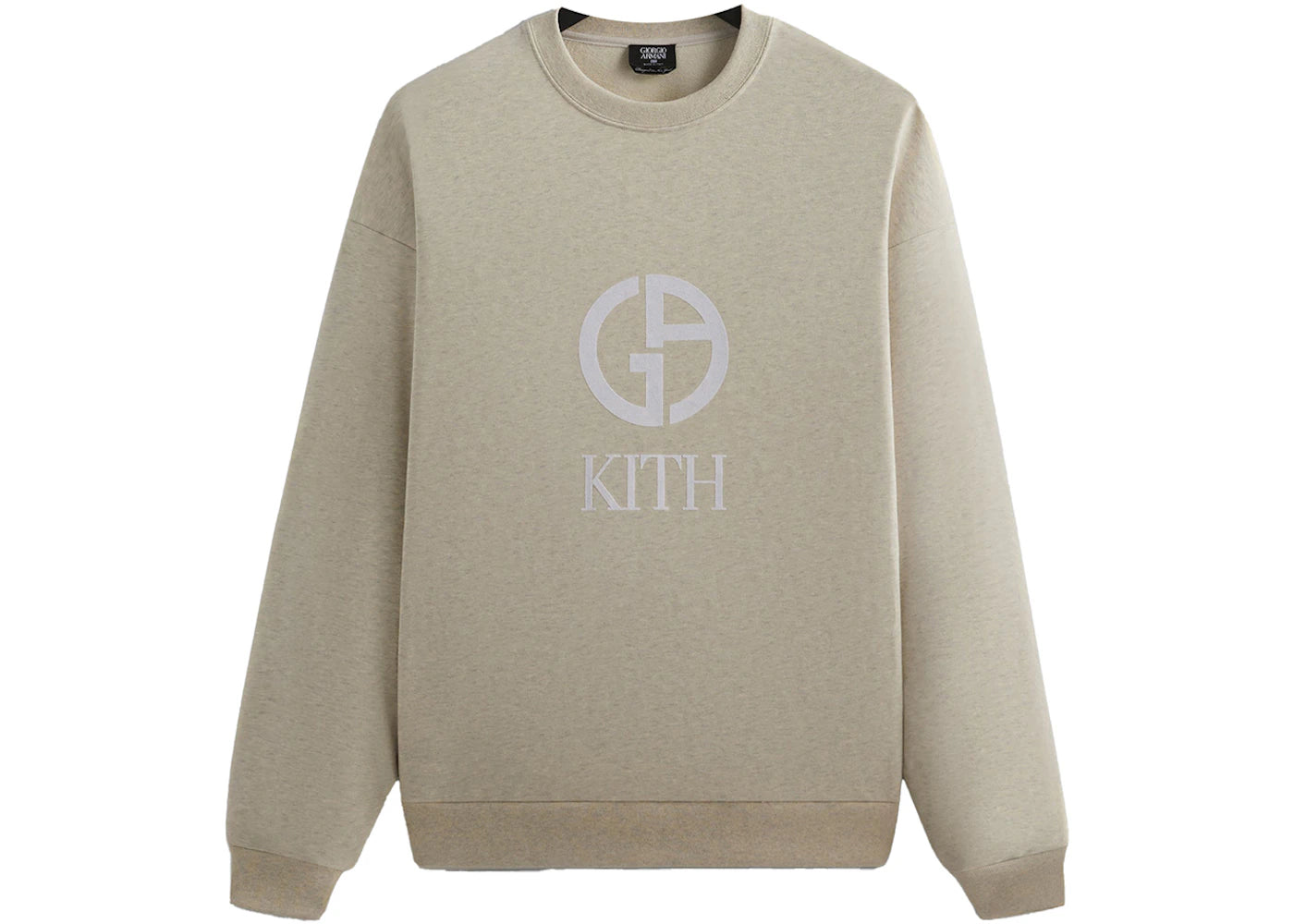 Kith x Giorgio Armani Nelson Crewneck Light Grey