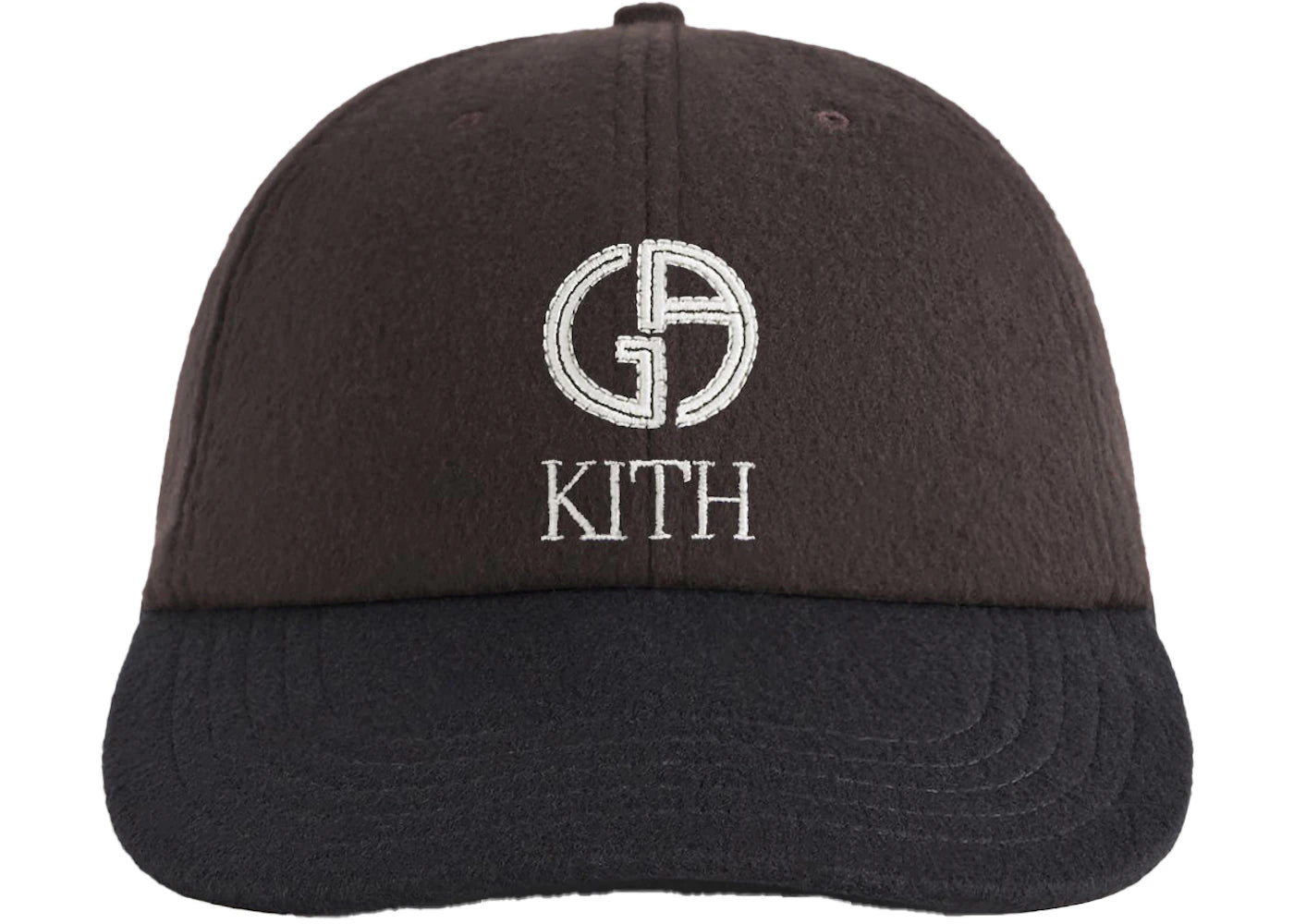 Kith x Giorgio Armani Two Tone Baseball Cap Hickory