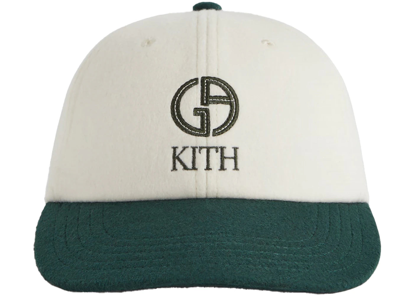 Kith x Giorgio Armani Two Tone Baseball Cap Sandrift