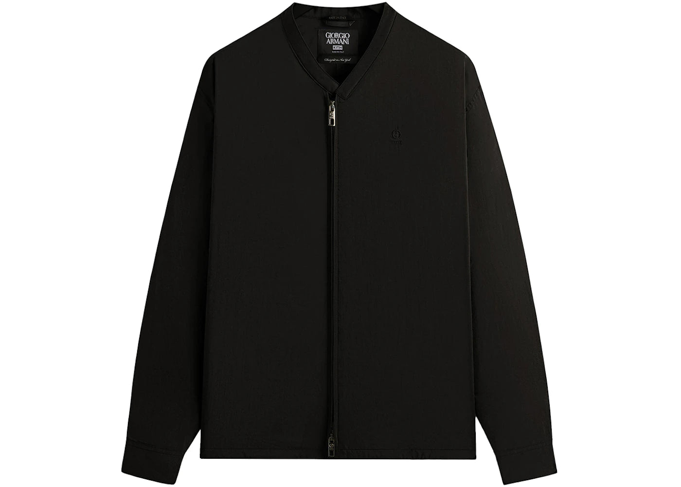 Kith x Giorgio Armani Zip Shirt Black