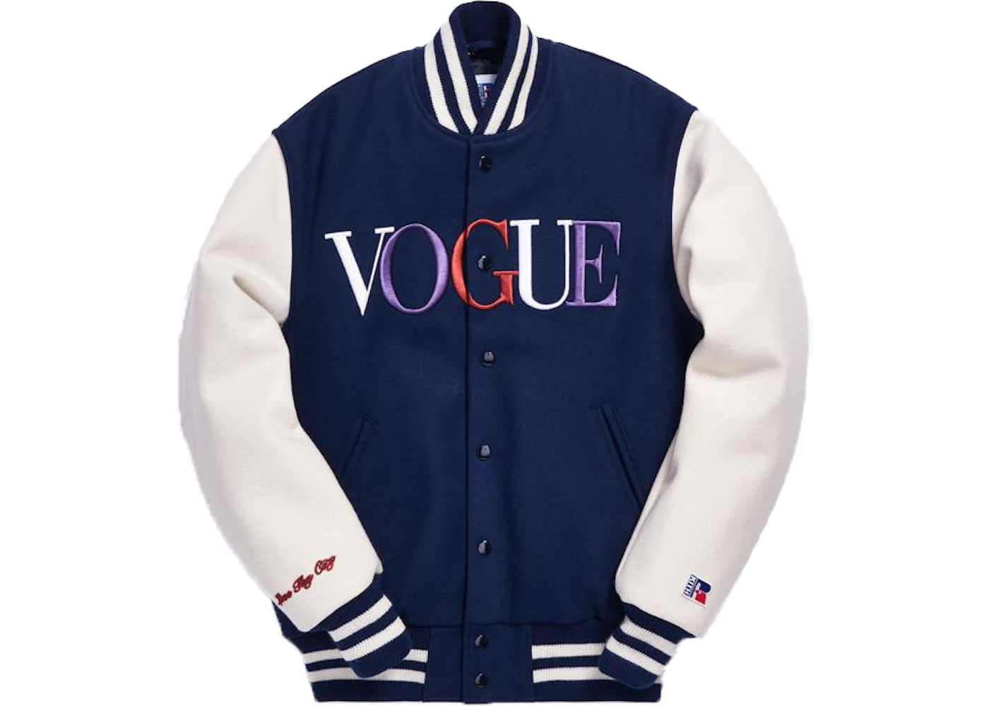 Kith x Golden Bear x Vogue Varsity Los Angeles Jacket Royal