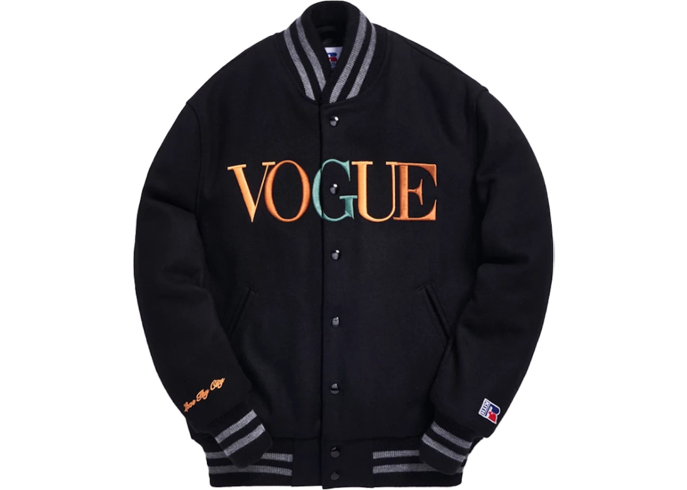 Kith x Golden Bear x Vogue Varsity Soho Jacket Black