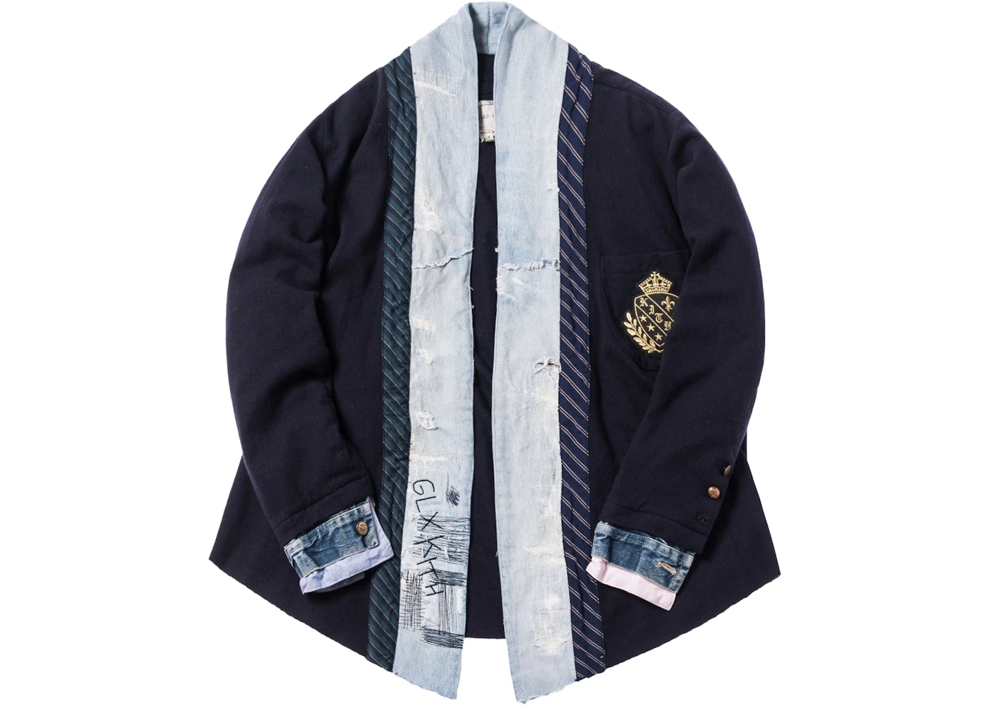 Kith x Greg Lauren Prep School Blazer Kimono Navy