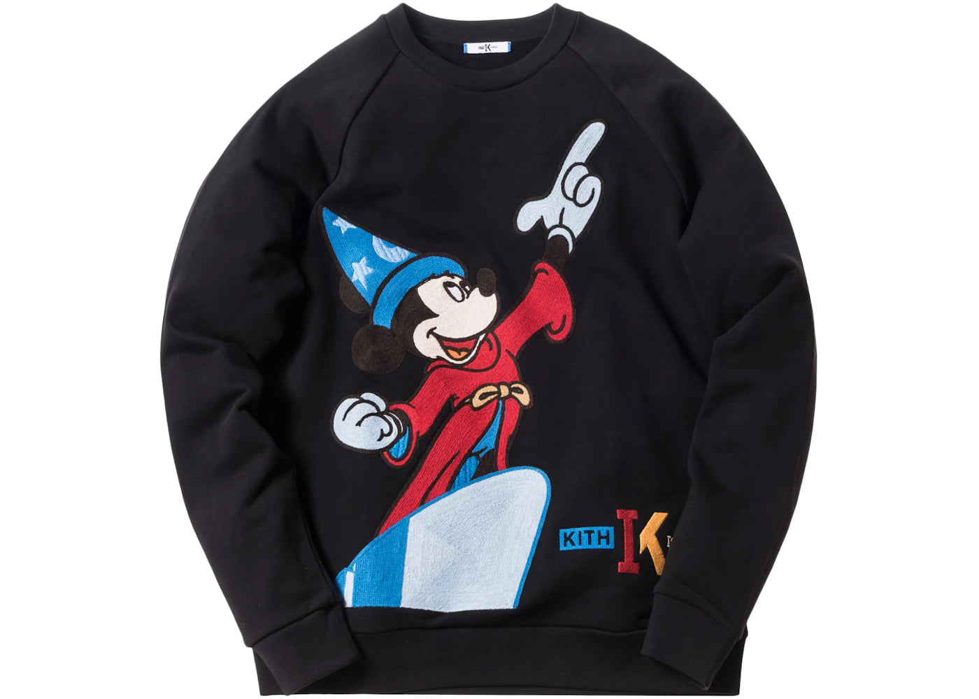 Kith x Iceberg Mickey Fantasia Crewneck Black