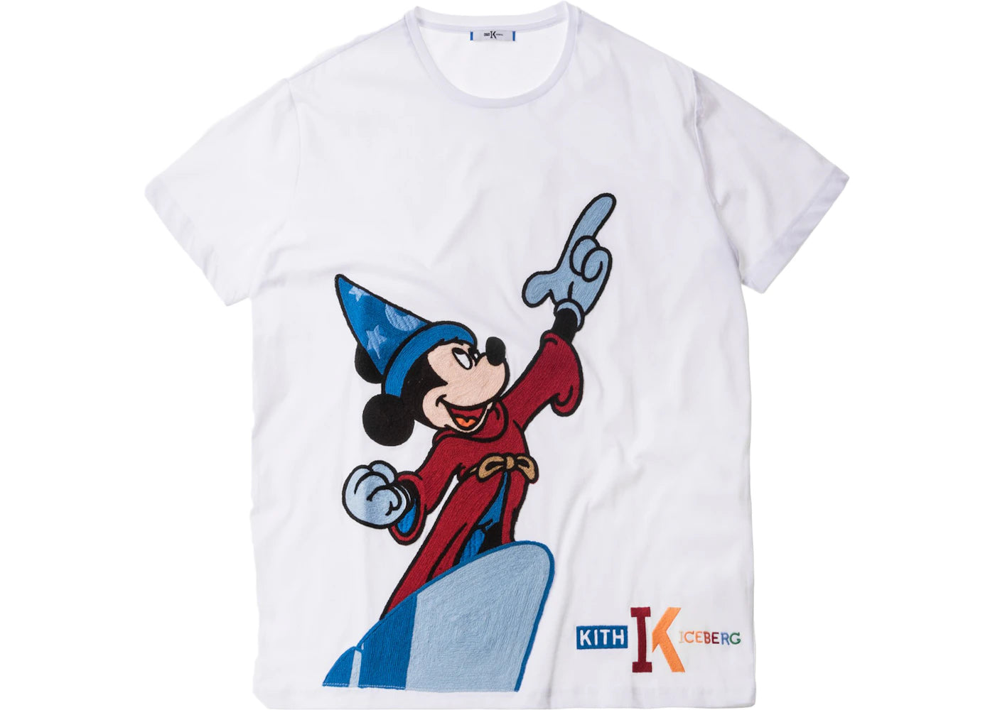 Kith x Iceberg Mickey Fantasia Tee White