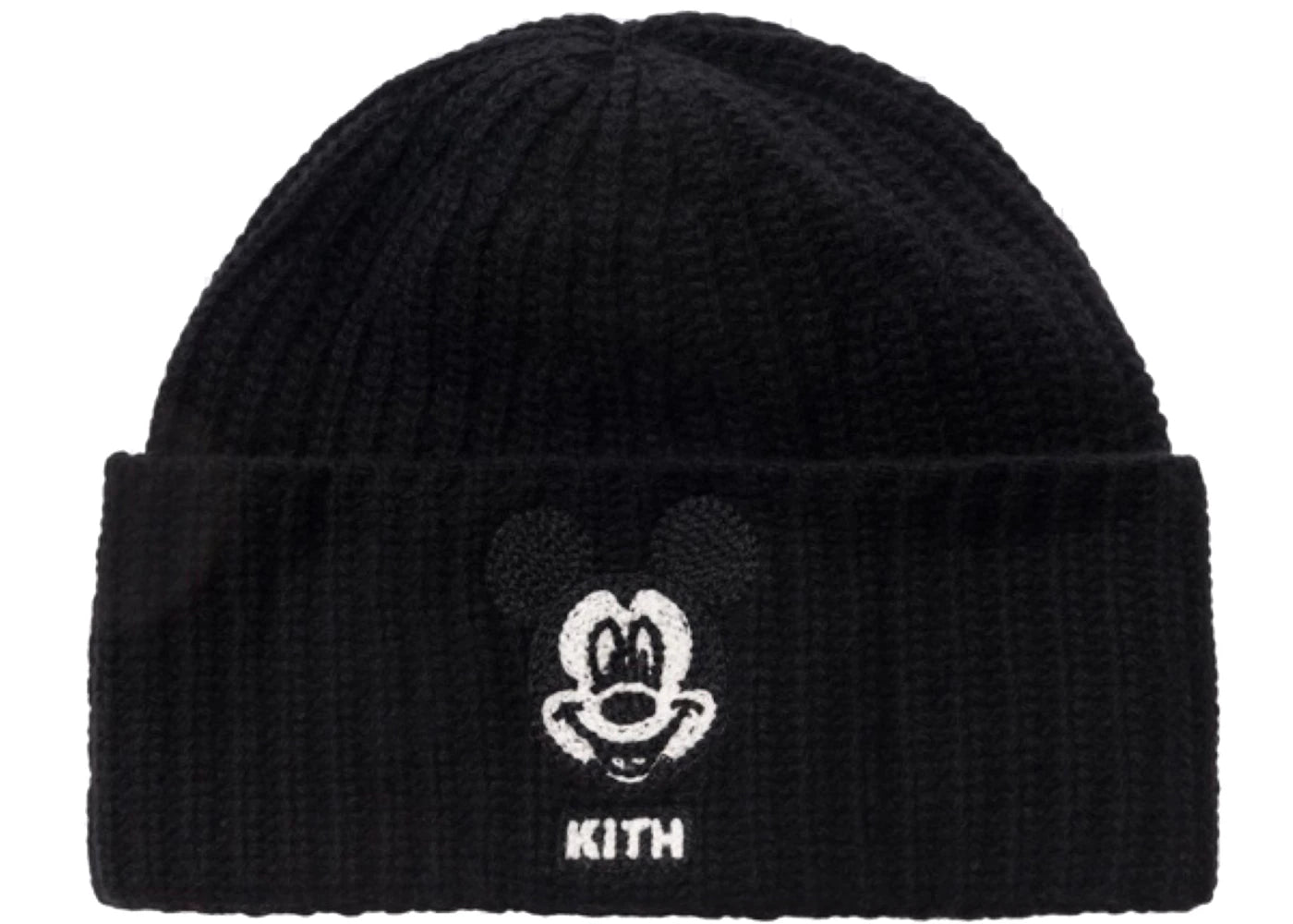 Kith x Iceberg Mickey Wool Beanie Black