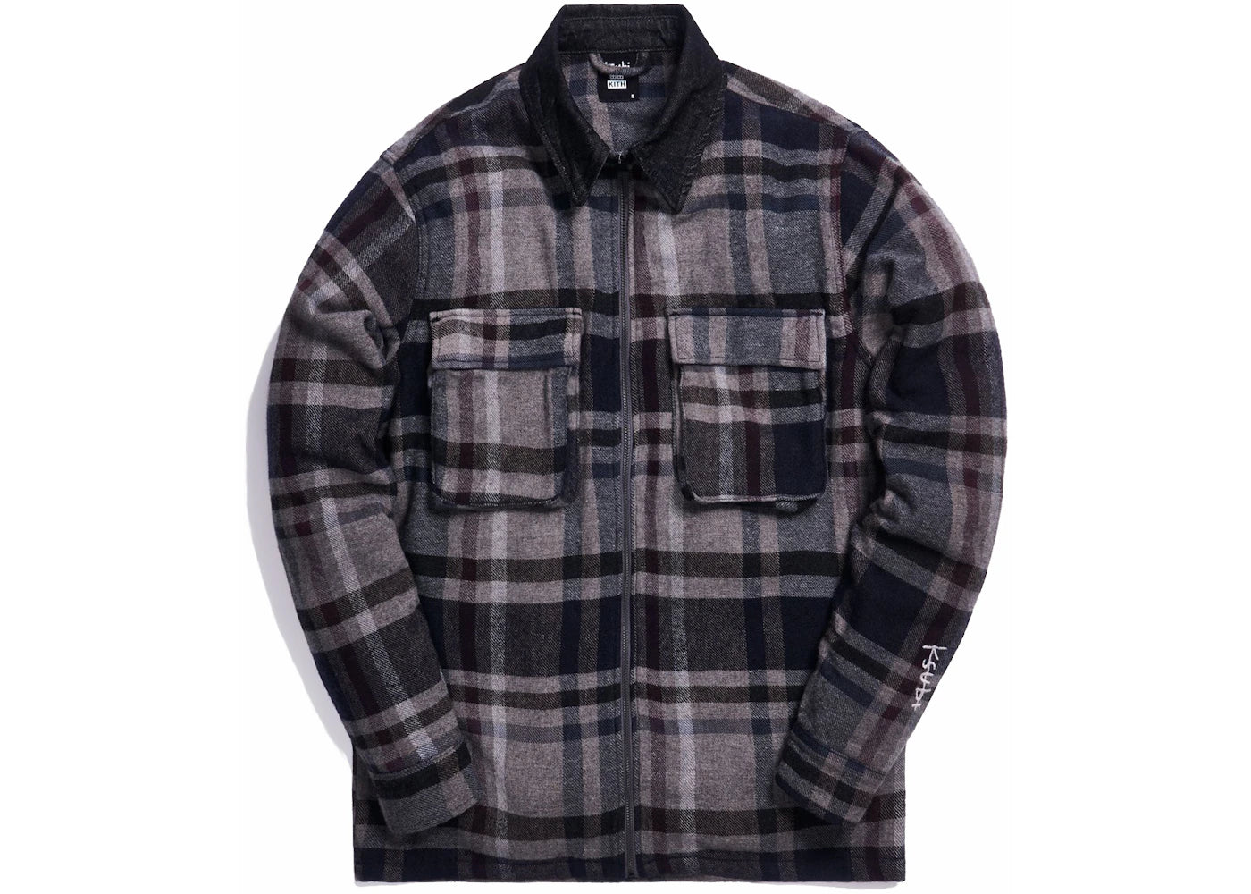 Kith x Ksubi Kace Zip Shirt Dark Plaid