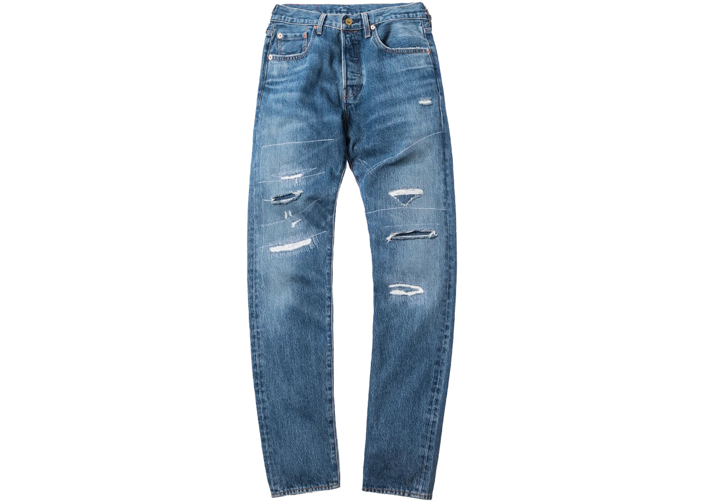 Kith x Levi's Strawberry Fields 501 Denim Washed Blue