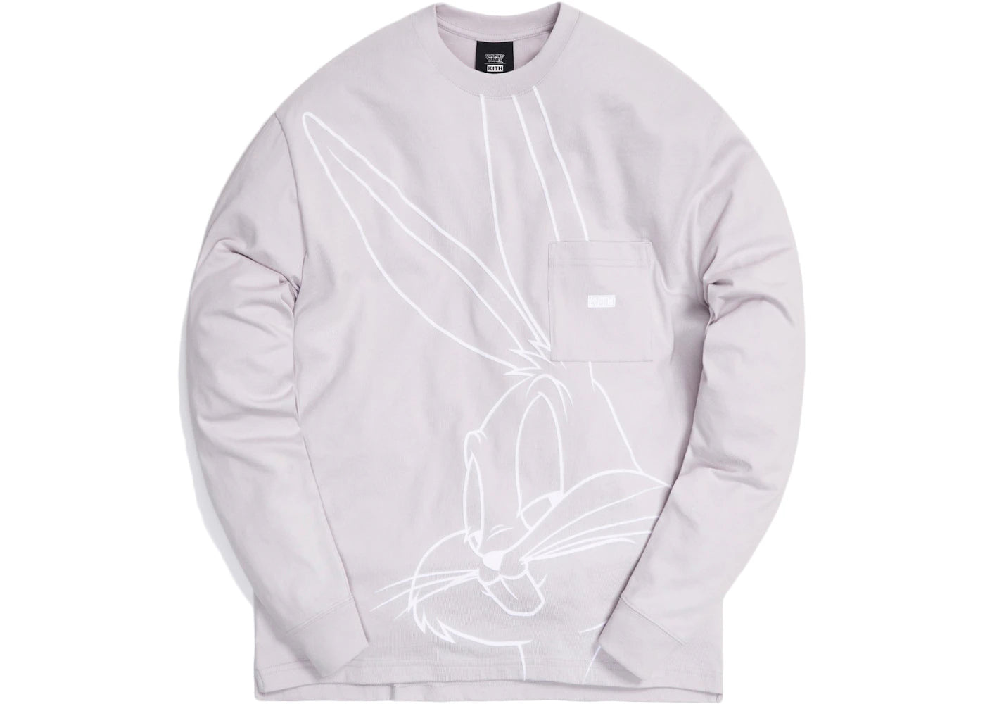 Kith x Looney Tunes Bugs LS Pocket Quinn Tee Mushroom