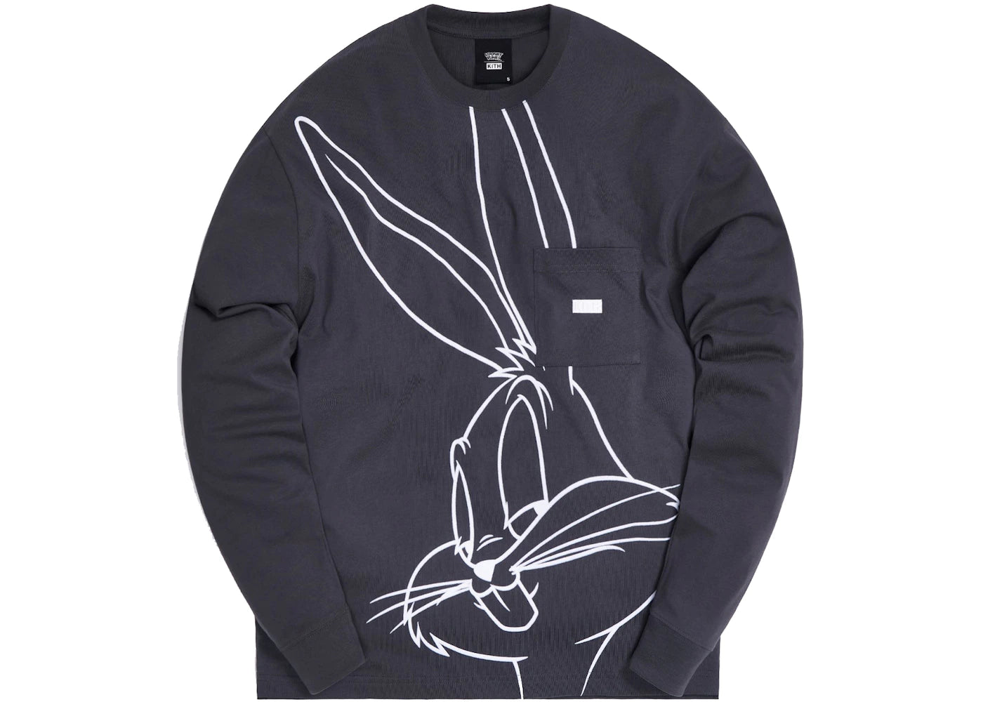 Kith x Looney Tunes Bugs LS Pocket Quinn Tee Shark