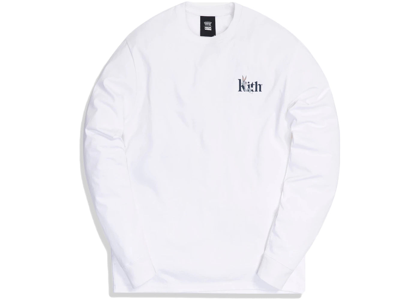 Kith x Looney Tunes Bugs Serif LS Tee White