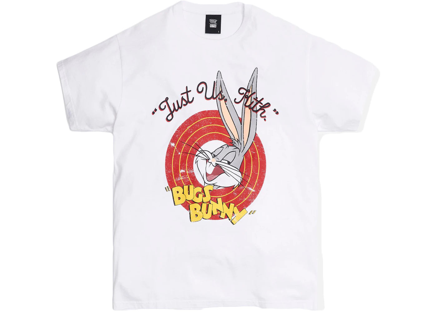 Kith x Looney Tunes Bugs Vintage Tee White