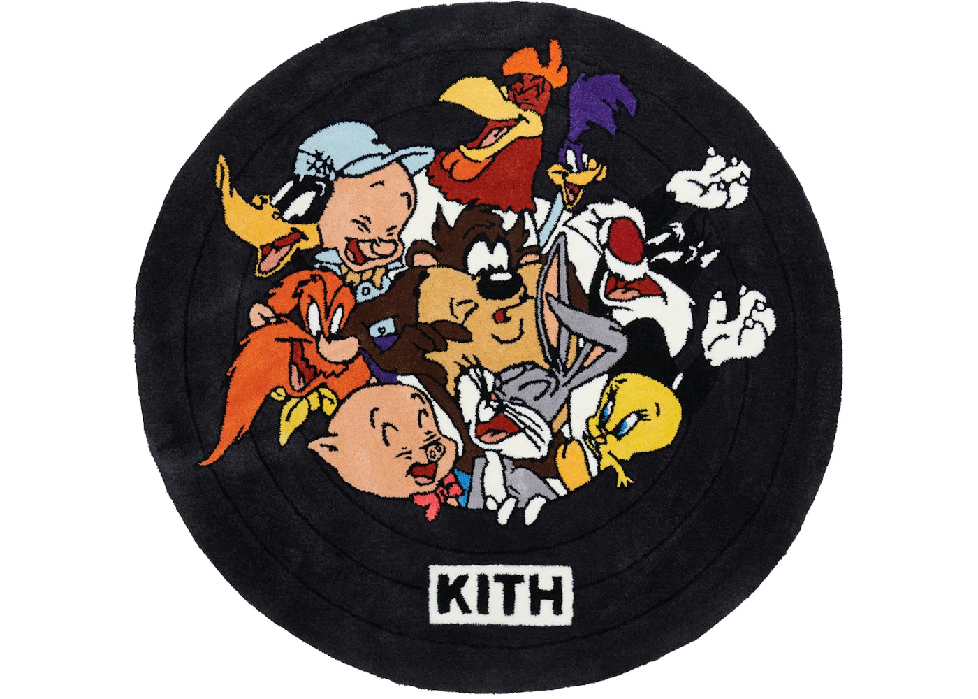 Kith x Looney Tunes Circle Huddle Rug