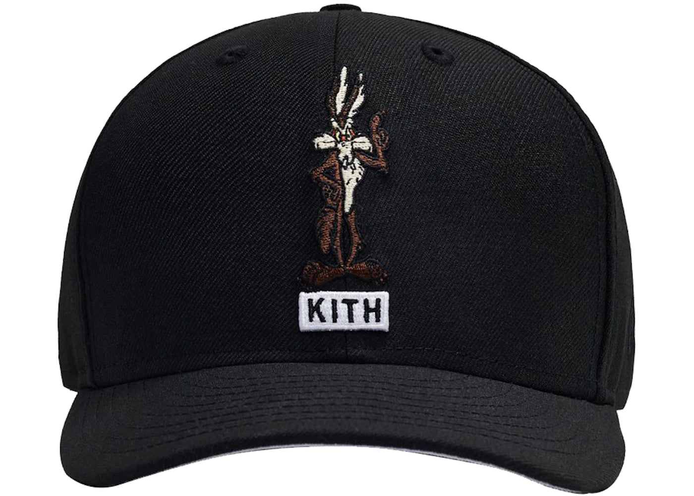 Kith x Looney Tunes x New Era Coyote 59Fifty Cap Black