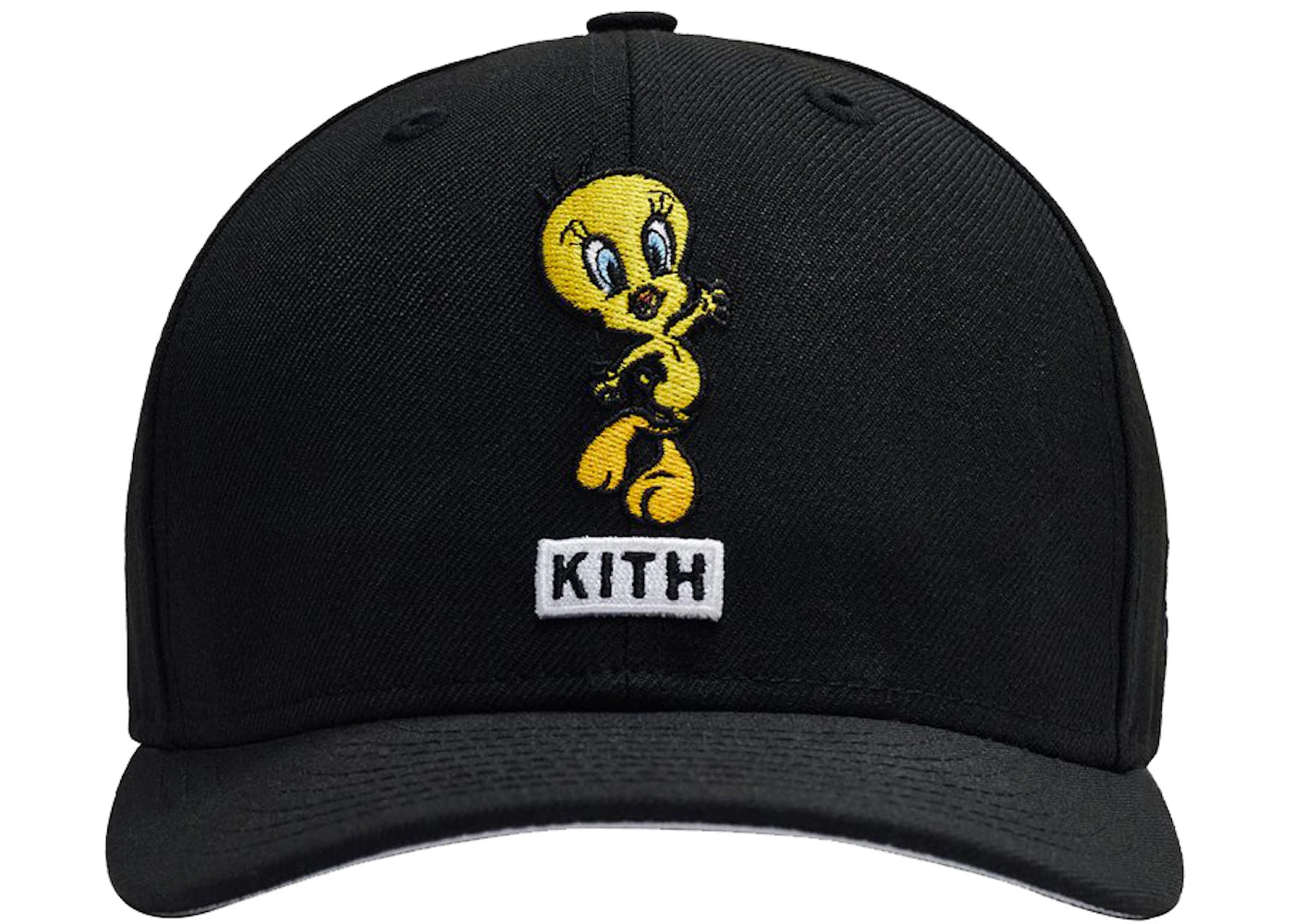 Kith x Looney Tunes x New Era Tweety 59Fifty Cap Black