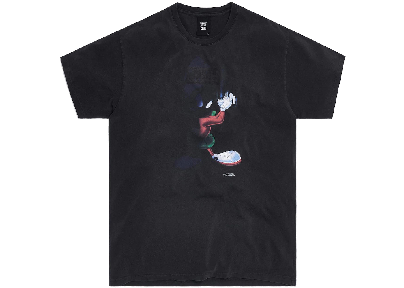 Kith x Looney Tunes Shadow Marvin Vintage Tee Black