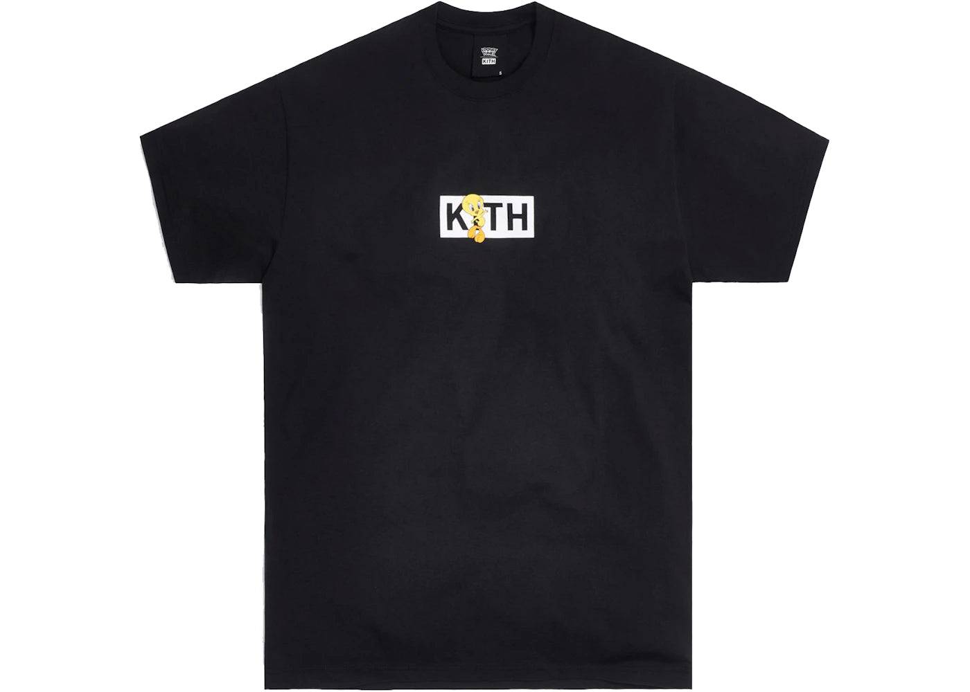 Kith x Looney Tunes Tweety Classic Logo Tee Black