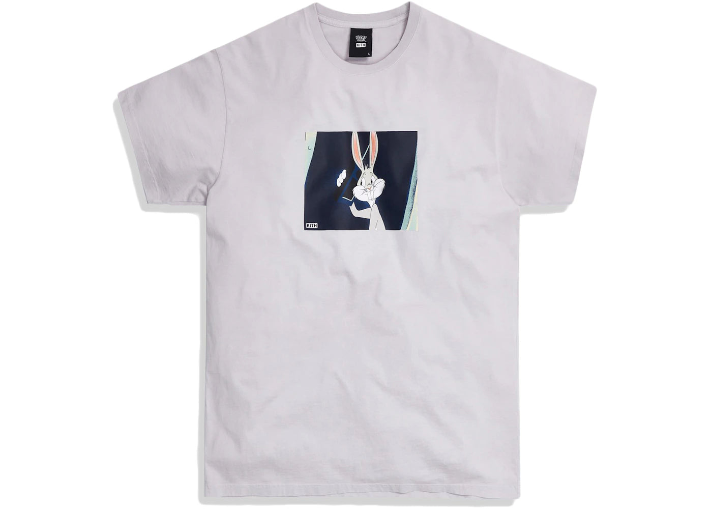 Kith x Looney Tunes What's Up Doc Tee Oyster Mushroom