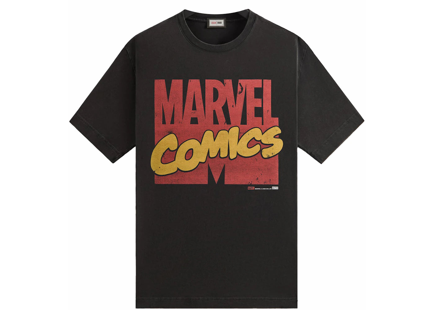 Kith x Marvel Comics Vintage Tee Black