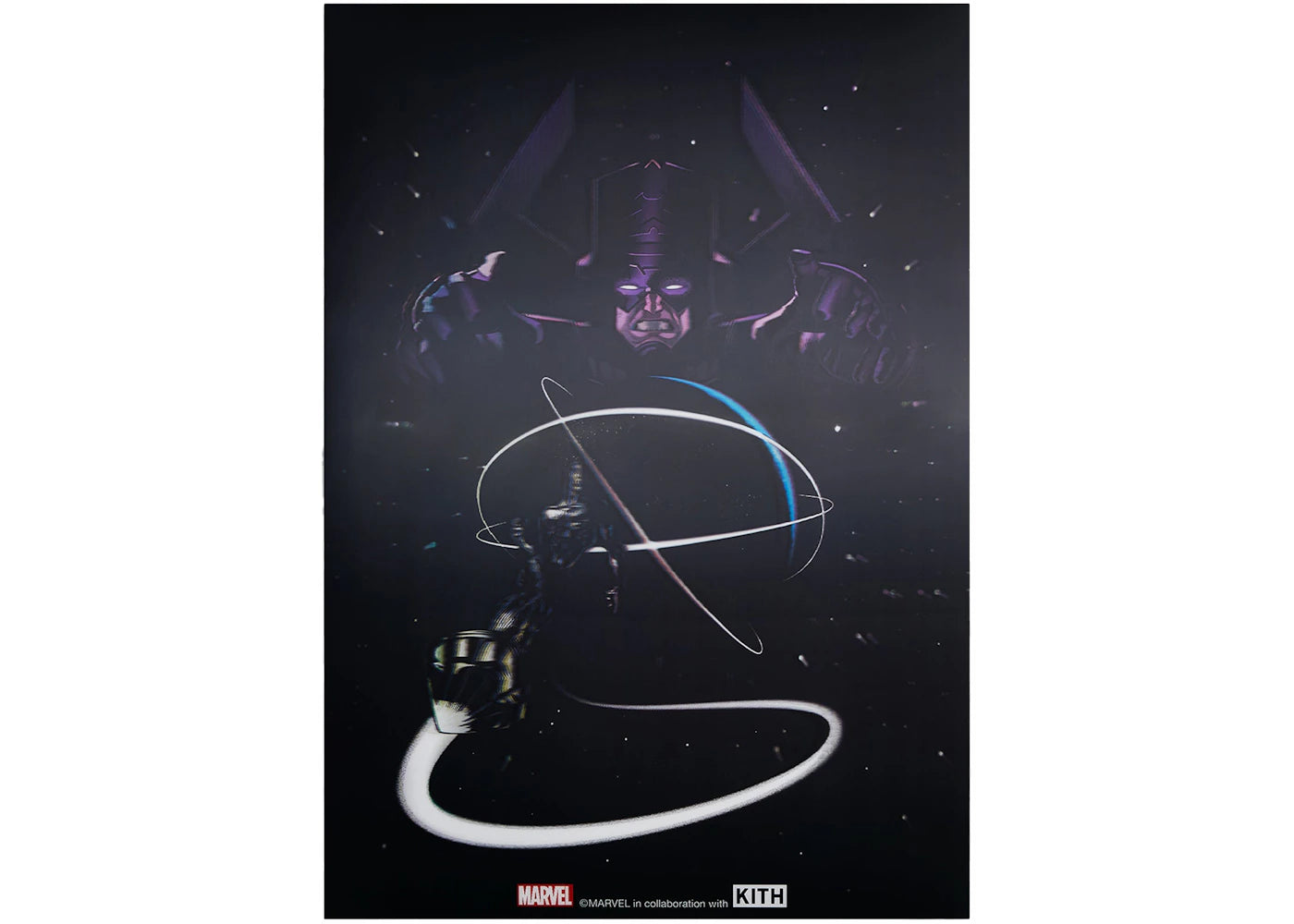 Kith x Marvel Galactus & Silver Surfer Lenticular Poster Multi