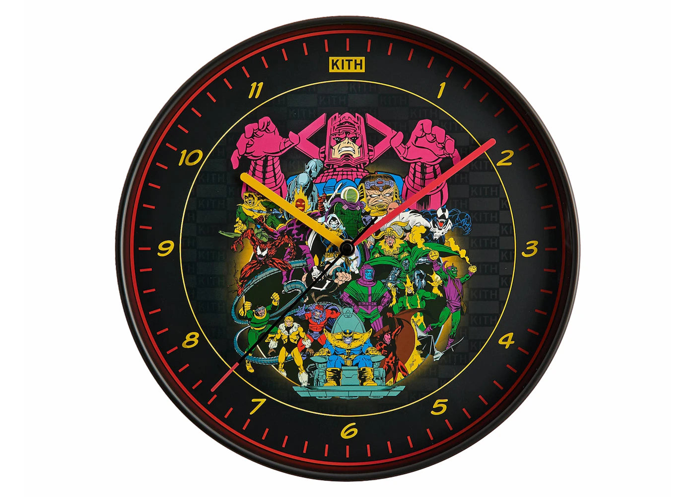 Kith x Marvel Super Villains Team Up Clock Multicolor