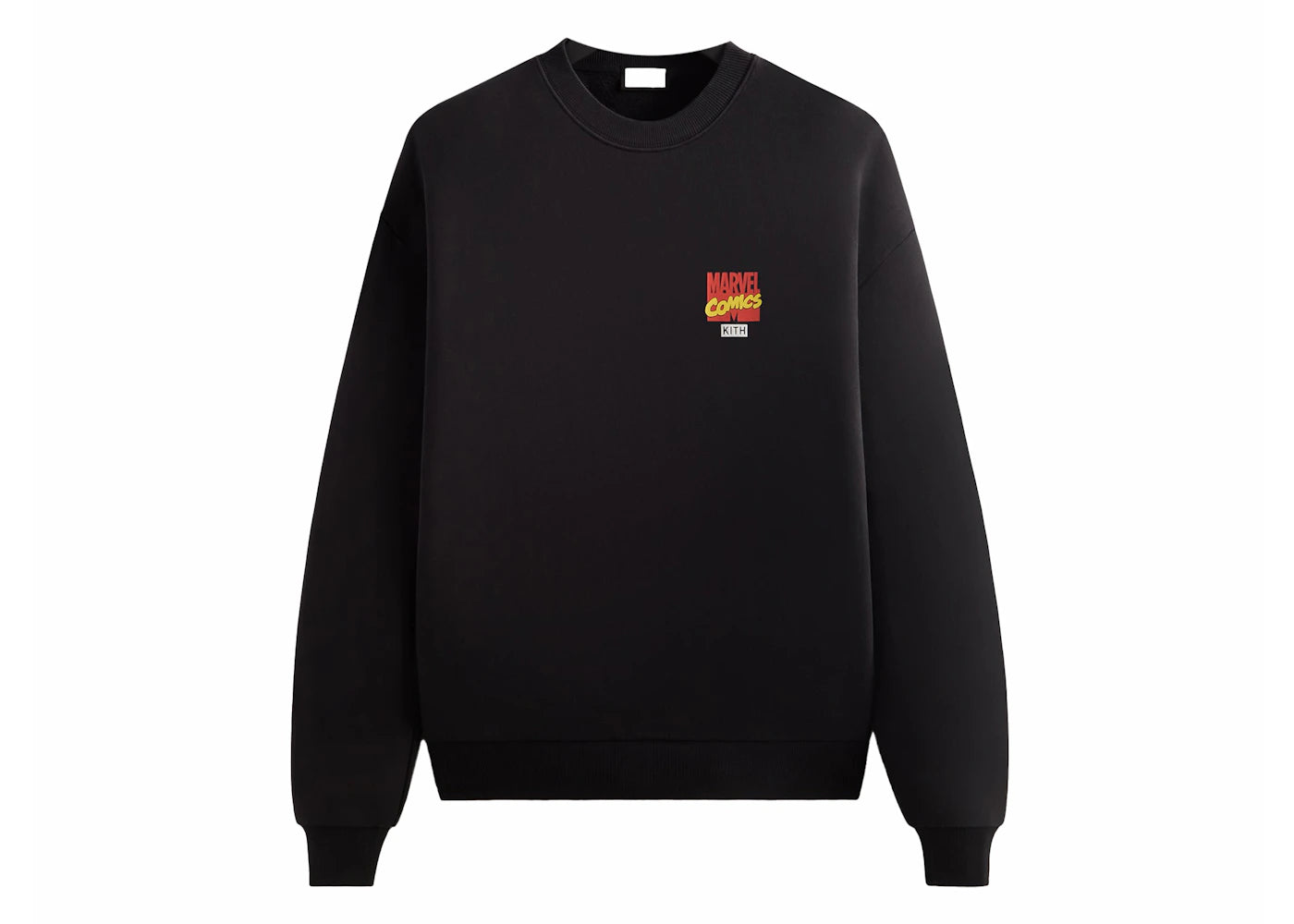 Kith x Marvel Villains Clash Vintage Nelson Crewneck Black