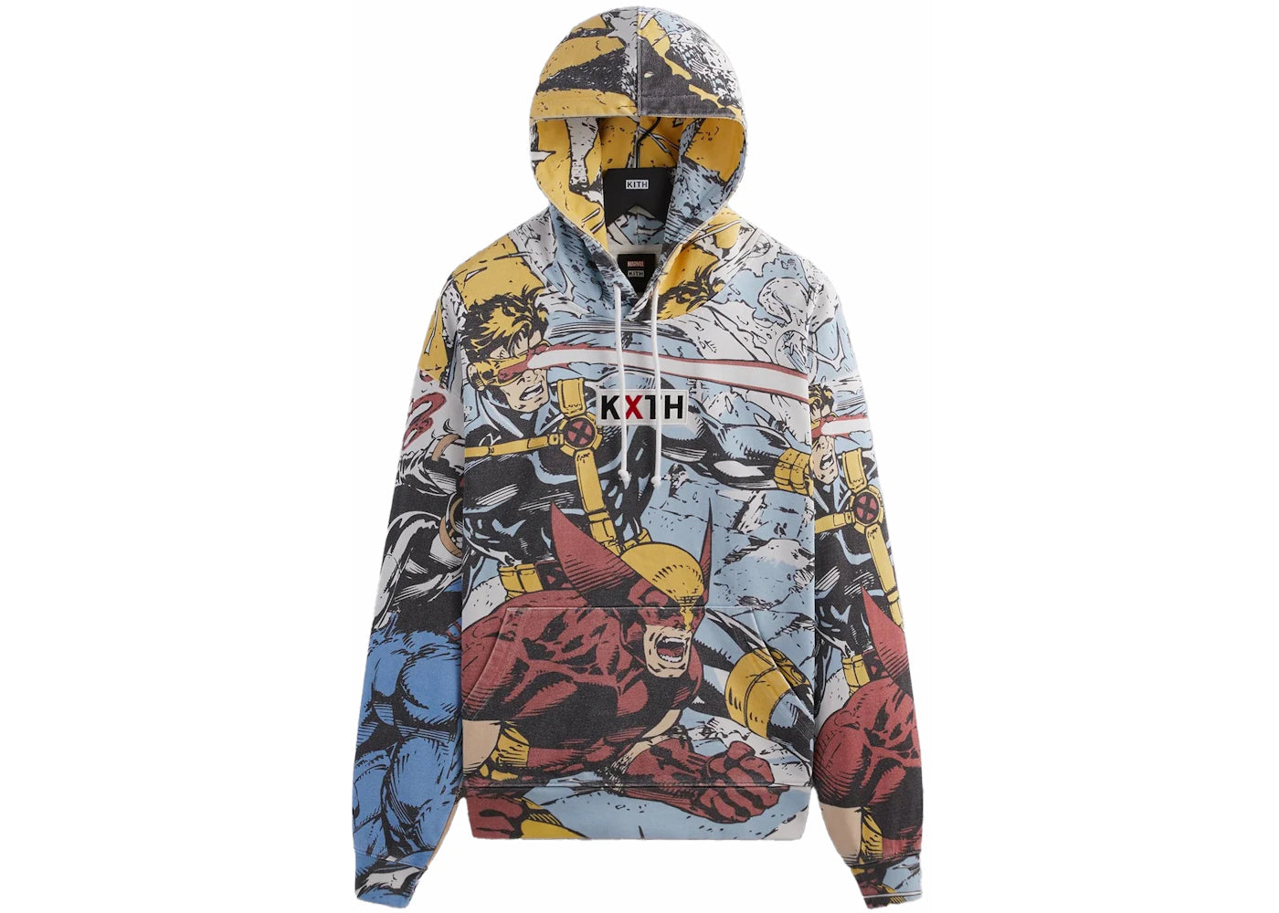 Kith x Marvel X-Men Battle Hoodie White PH