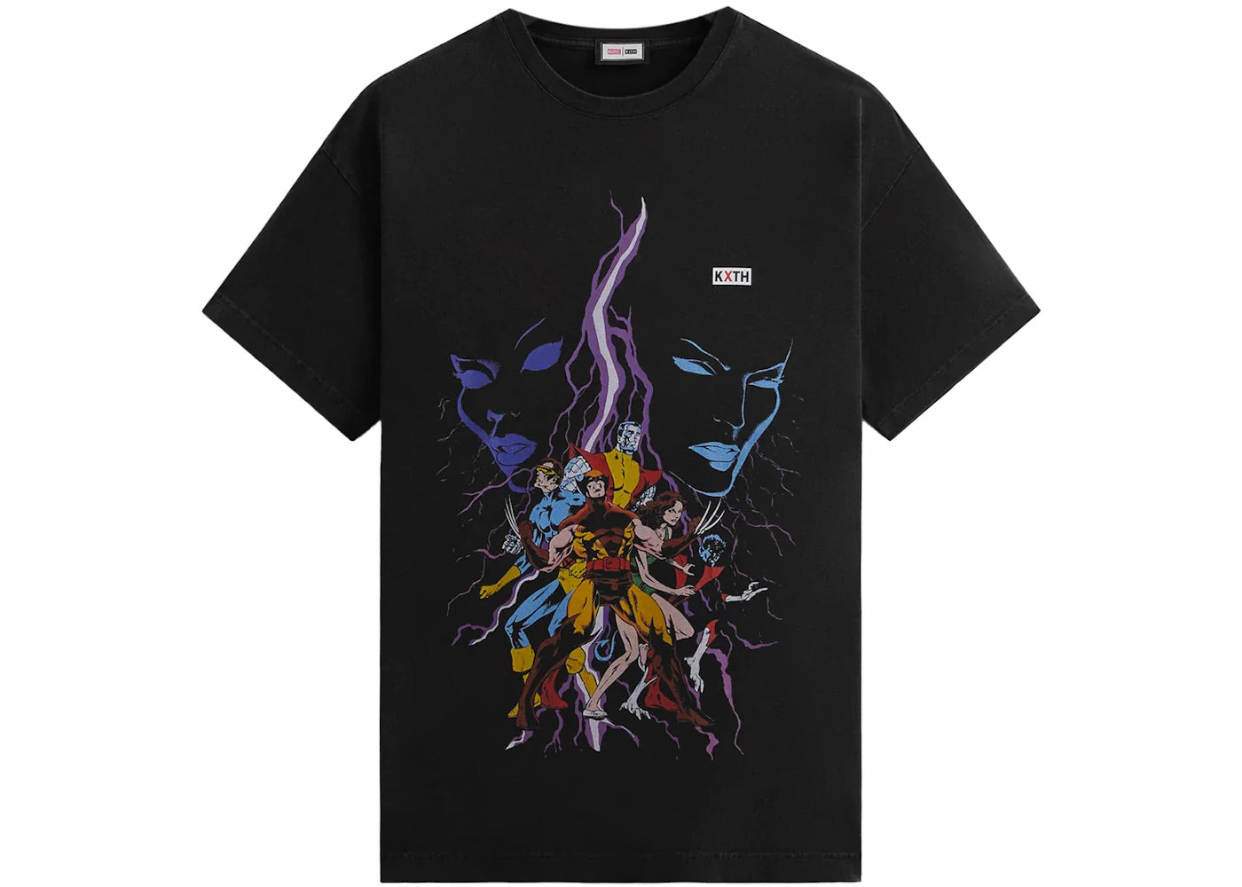 Kith x Marvel X-Men Clash Vintage Tee Black