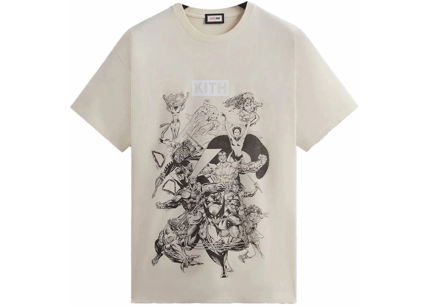 Kith x Marvel X-Men Comic Inked Vintage Tee Sandrift PH