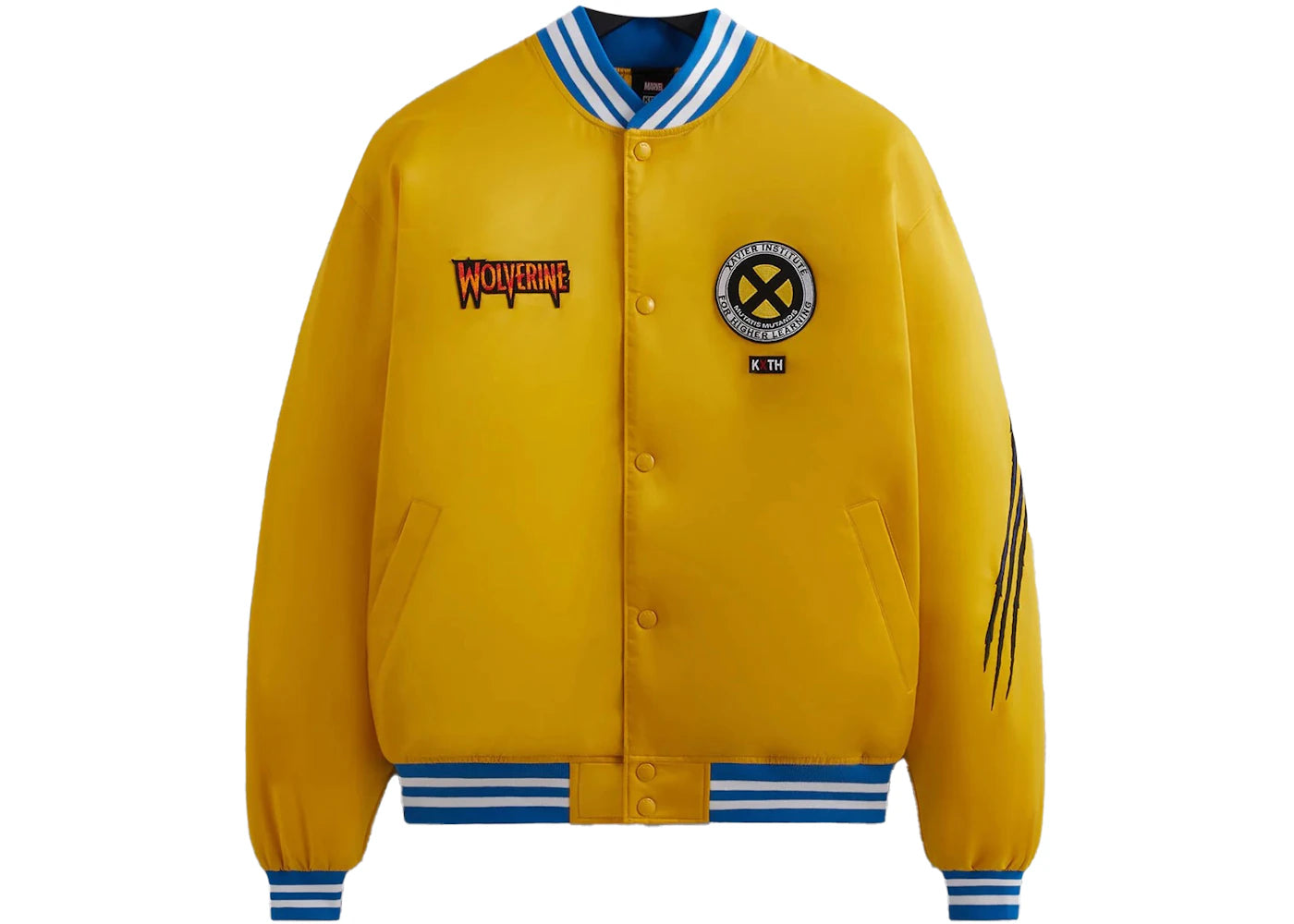 Kith x Marvel X-Men Wolverine Satin Bomber Jacket Power PH