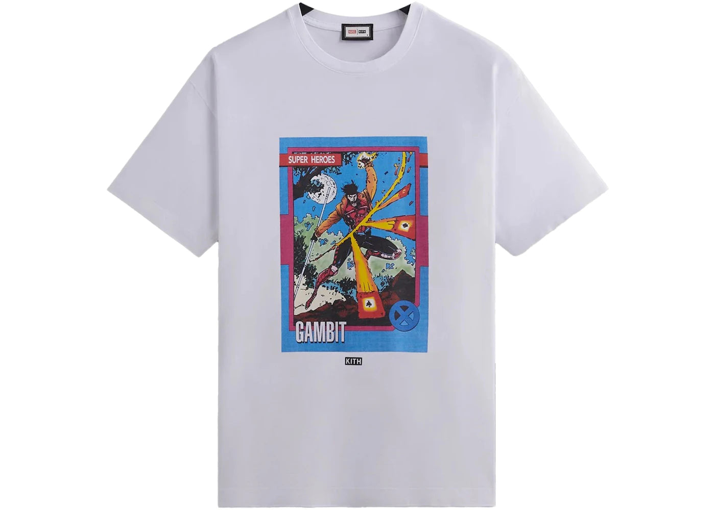 Kith x Marvel X-Men Gambit Card Vintage Tee White PH