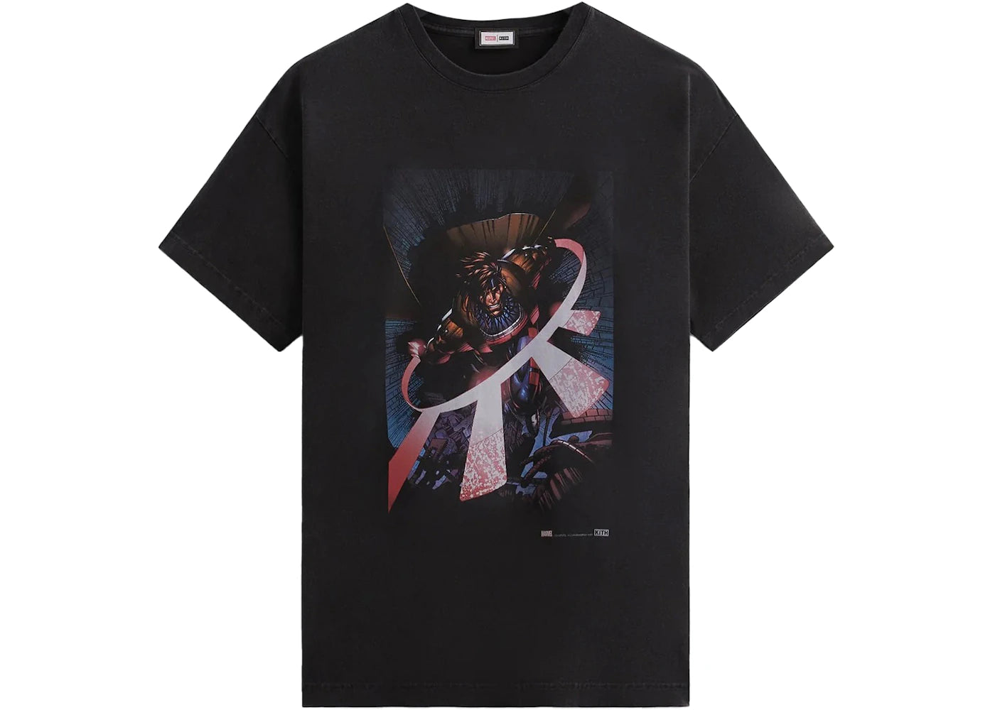 Kith x Marvel X-Men Gambit Trick Card Vintage Tee Black PH