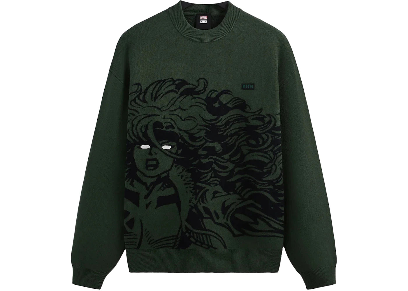 Kith x Marvel X-Men Rogue Crewneck Conifer PH