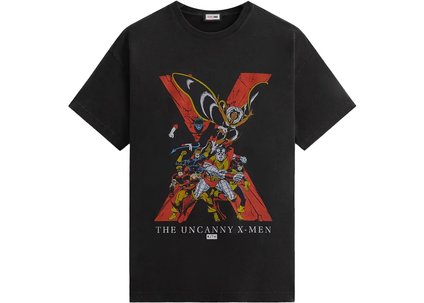 Kith x Marvel X-Men Uncanny Vintage Nelson Tee Black PH