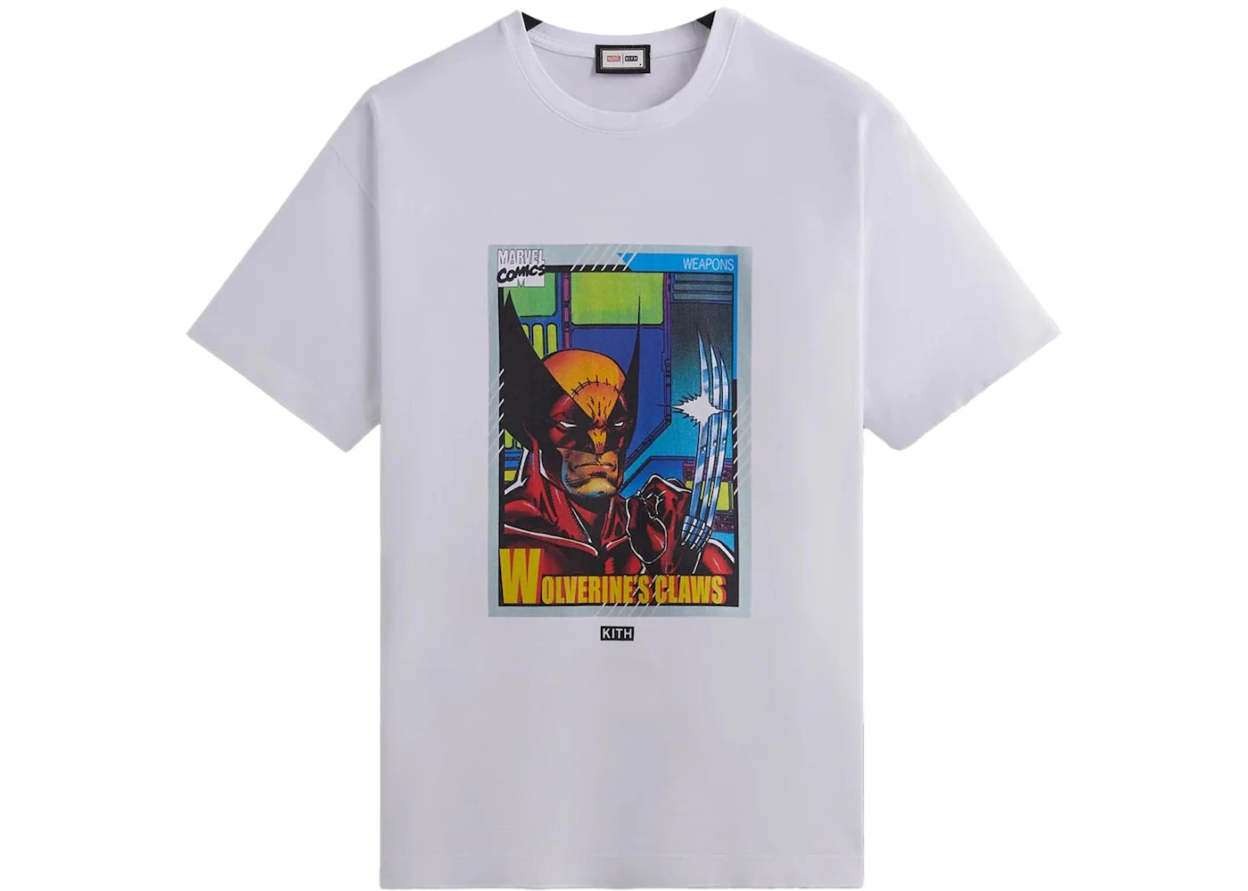 Kith x Marvel X-Men Wolverine Card Vintage Tee White PH