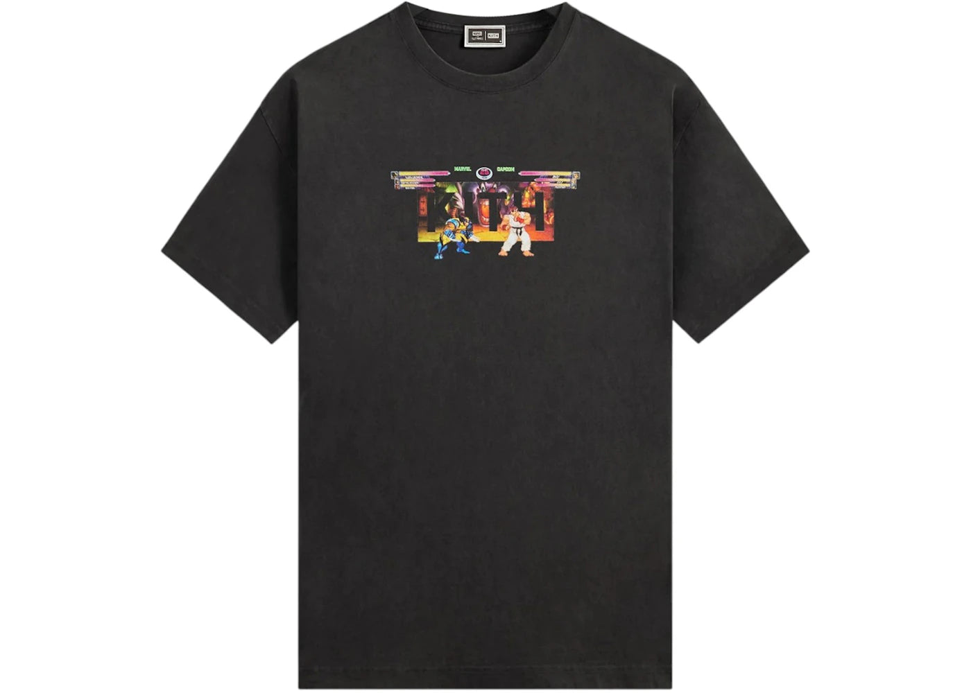 Kith x Marvel vs. Capcom Circus Vintage Tee Black