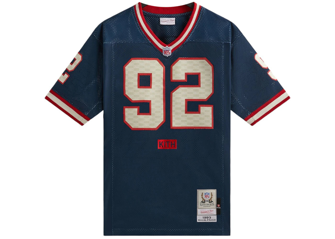 Kith x Mitchell & Ness NFL Michael Strahan Jersey Blue