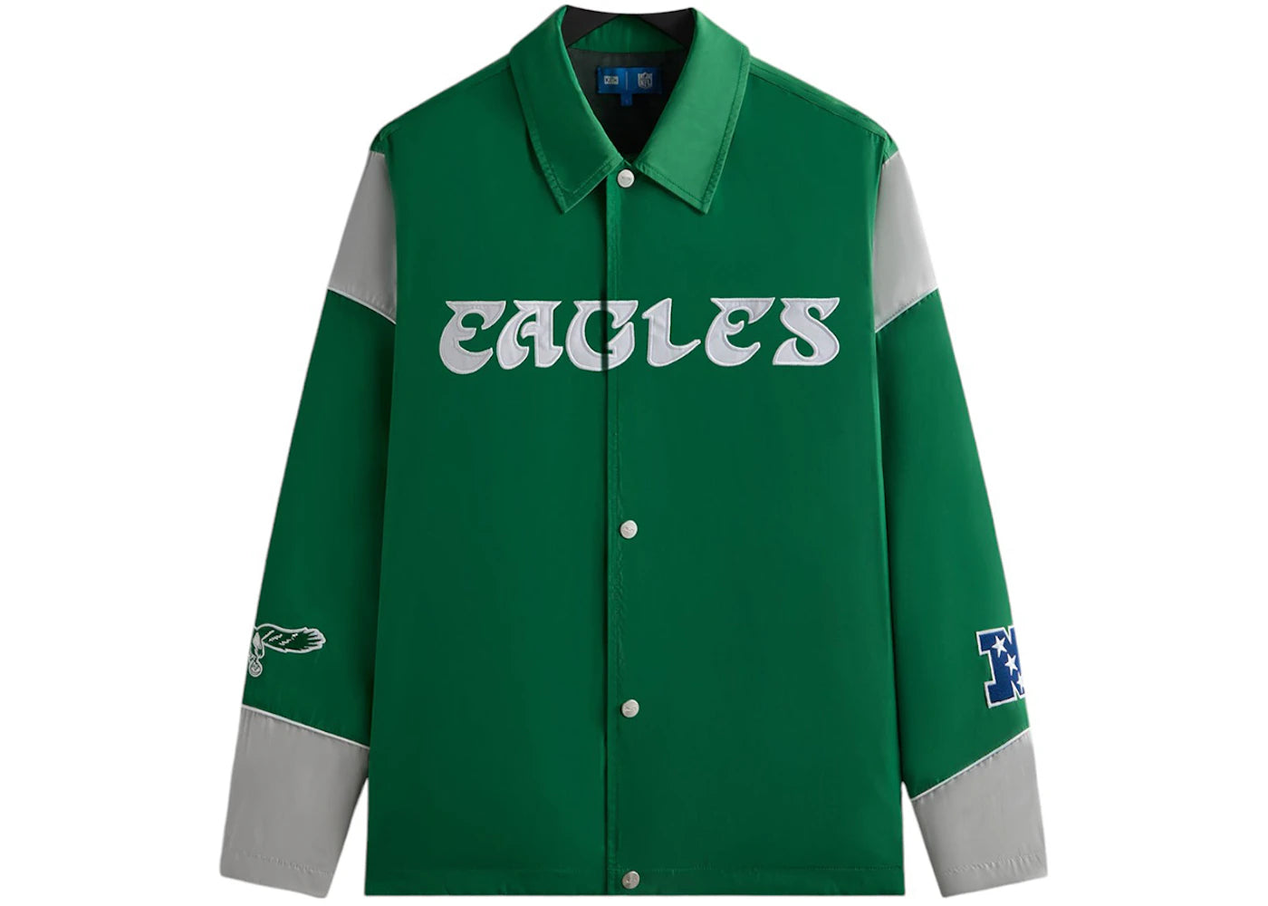 Kith x NFL 47 Eagles Kieran Coaches Jacket Parrot