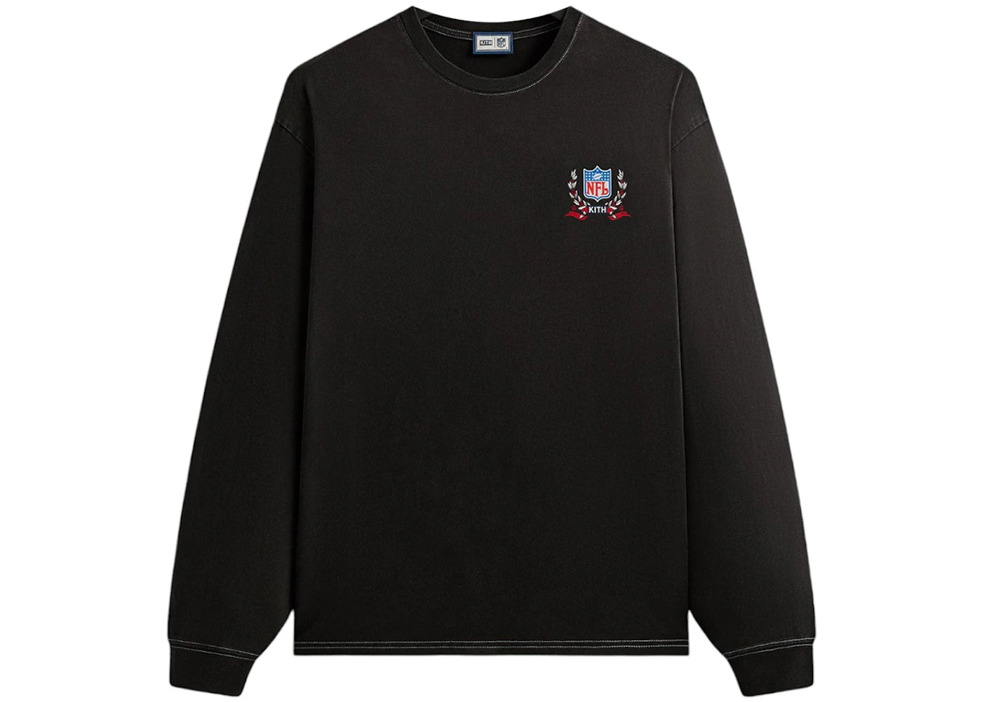 Kith x NFL 47 Giants Vintage Long Sleeve Tee Black