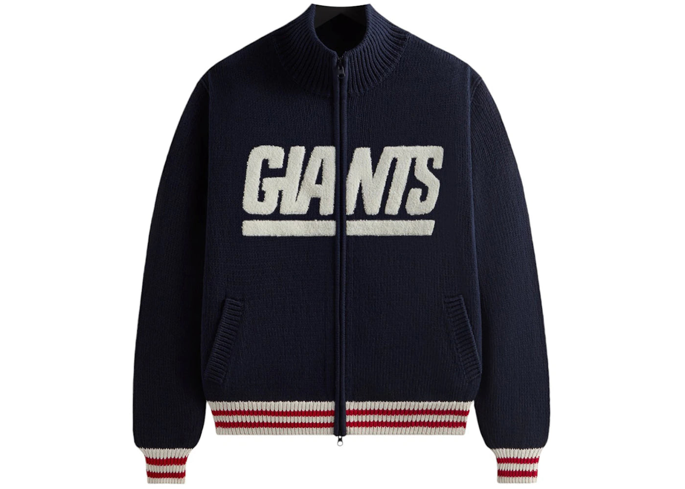 Kith x NFL 47 Giants Wyona Full Zip Sweater Nocturnal