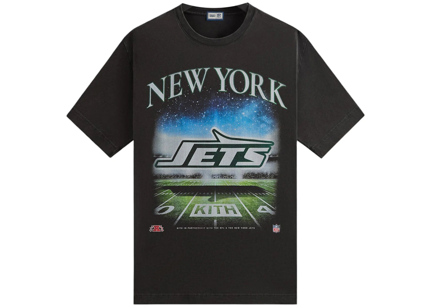 Kith x NFL 47 Jets Vintage Tee Black