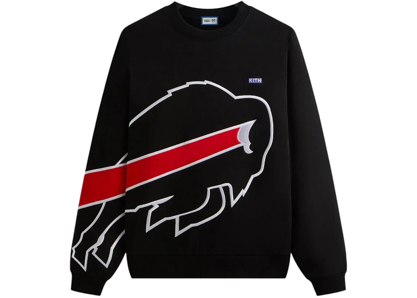 Kith x NFL Buffalo Bills Vintage Nelson Crewneck Black